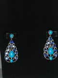 Natural turquoise(1)kyanite(1)diamond(1)